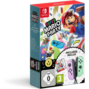 Mario Party (código de descarga) + Joy-Con Verde Pastel/Morado Pastel